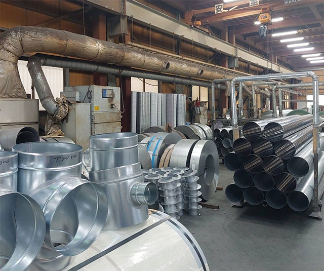 空調用ダクト製造（空気の流れ道を作る管ダクトを製造） 東大阪 求人