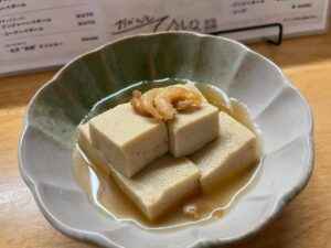 高野豆腐と干しエビ炊いたん