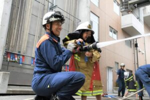 しらゆき保育園幼年消防クラブ 火災予防を学ぶ