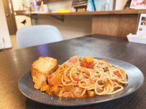 ＊本日のランチ＊ チキンのハニーマスタードマヨ