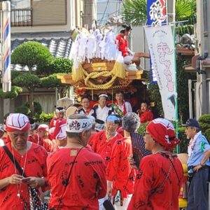 『Soar up 東大阪 』 7月21日　今日は地元、稲田の夏祭りでした。