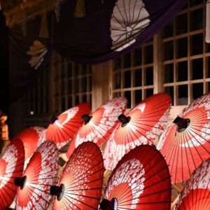 ＼枚岡神社が幻想的な空間に/