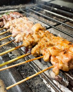 噛んだ瞬間に肉汁が溢れてる焼鳥です🤤