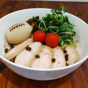 ◎夏季限定第二弾 京赤地鶏の冷やしまぜそば始まります！