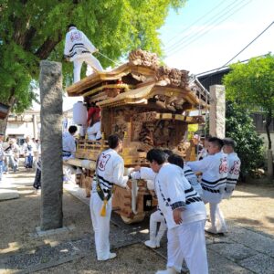 『Soar up 東大阪 』10月6日【東大阪市内・熱血取材】東大阪市稲田で開催されました「稲田旭町だんじりお披露目曳行」に行ってきました。