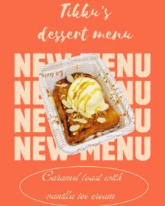 TIKKU’s dessert menu • デザートメニュー 10/24(木) START!!!