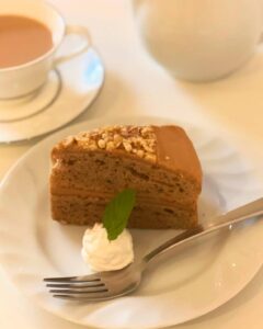 「コーヒー＆ウォルナッツケーキ」&「お知らせ」