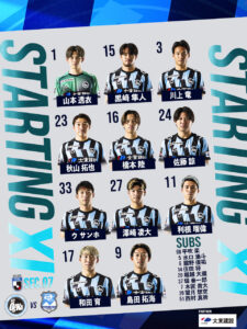 3/30(日)明治安田Ｊ３リーグ 第7節 14:03キックオフ＠東大阪市花園ラグビー場 第１グラウンド