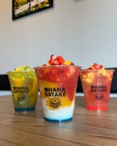 オハナバタケのカラフルドリンク