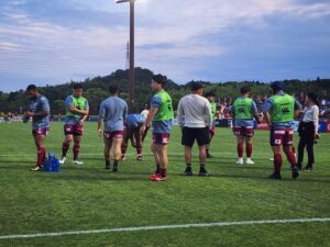 花園近鉄ライナーズ vs 三重本田ヒート 入れ替え戦　（三重交通Gスポーツの森鈴鹿サッカー・ラグビー場）