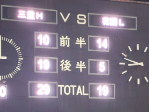 花園近鉄ライナーズ vs 三重本田ヒート 入れ替え戦　（三重交通Gスポーツの森鈴鹿サッカー・ラグビー場）