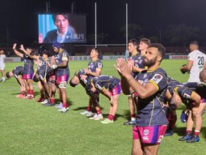 花園近鉄ライナーズ vs 三重本田ヒート 入れ替え戦　（三重交通Gスポーツの森鈴鹿サッカー・ラグビー場）