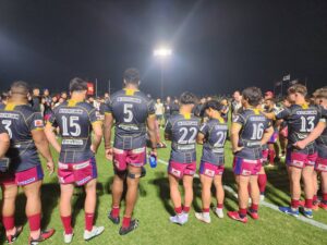 花園近鉄ライナーズ vs 三重本田ヒート 入れ替え戦　（三重交通Gスポーツの森鈴鹿サッカー・ラグビー場）