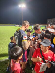 花園近鉄ライナーズ vs 三重本田ヒート 入れ替え戦　（三重交通Gスポーツの森鈴鹿サッカー・ラグビー場）