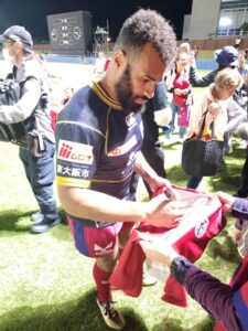 花園近鉄ライナーズ vs 三重本田ヒート 入れ替え戦　（三重交通Gスポーツの森鈴鹿サッカー・ラグビー場）