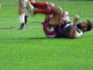 花園近鉄ライナーズ vs 三重本田ヒート 入れ替え戦　（三重交通Gスポーツの森鈴鹿サッカー・ラグビー場）