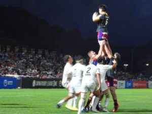 花園近鉄ライナーズ vs 三重本田ヒート 入れ替え戦　（三重交通Gスポーツの森鈴鹿サッカー・ラグビー場）