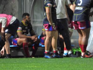 花園近鉄ライナーズ vs 三重本田ヒート 入れ替え戦　（三重交通Gスポーツの森鈴鹿サッカー・ラグビー場）