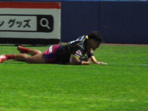 花園近鉄ライナーズ vs 三重本田ヒート 入れ替え戦　（三重交通Gスポーツの森鈴鹿サッカー・ラグビー場）