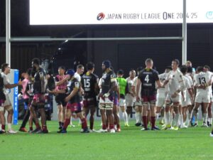花園近鉄ライナーズ vs 三重本田ヒート 入れ替え戦　（三重交通Gスポーツの森鈴鹿サッカー・ラグビー場）