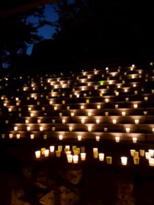 夏のご法要 大阪稲荷山動物霊園 盂蘭盆会 送り火