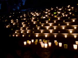 夏のご法要 大阪稲荷山動物霊園 盂蘭盆会 送り火