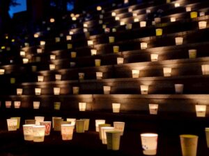 夏のご法要 大阪稲荷山動物霊園 盂蘭盆会 送り火