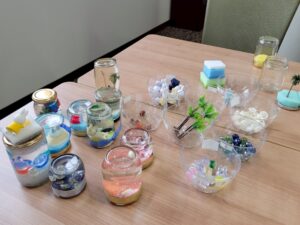 スノードーム作り体験 in ハンズ東大阪