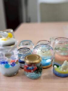 スノードーム作り体験 in ハンズ東大阪