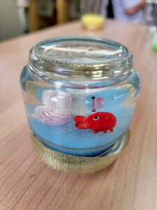 スノードーム作り体験 in ハンズ東大阪