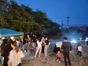 神田広場納涼夏祭り！手持ち花火で夏の思い出づくり