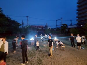 神田広場納涼夏祭り！手持ち花火で夏の思い出づくり