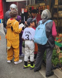 石切東校区こども会主催 石切参道商店街ハロウィン