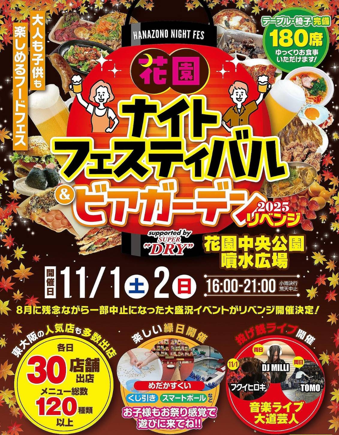 花園ナイトフェスティバル&ビアガーデン2025リベンジ