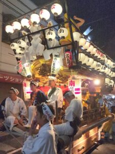 稲田八幡宮 秋祭り 徳庵商店街パレード