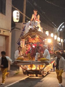 稲田八幡宮 秋祭り 徳庵商店街パレード