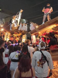 稲田八幡宮 秋祭り 徳庵商店街パレード