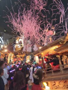 稲田八幡宮 秋祭り 徳庵商店街パレード