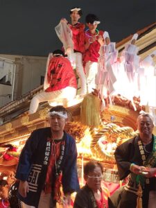 稲田八幡宮 秋祭り 徳庵商店街パレード