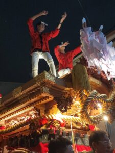 稲田八幡宮 秋祭り 徳庵商店街パレード