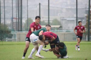 花園近鉄ライナーズ、攻守に圧倒しホーム初勝利！