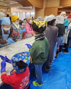 アーバンケア稲田「もちつき大会」開催