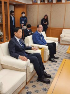 FC大阪 東大阪市長表敬訪問