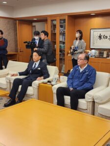 FC大阪 東大阪市長表敬訪問