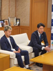 FC大阪 東大阪市長表敬訪問