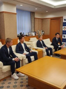 FC大阪 東大阪市長表敬訪問