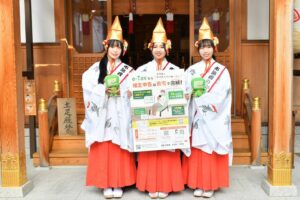 スマホで簡単に確定申告 福娘らが「e-Tax」をPRw