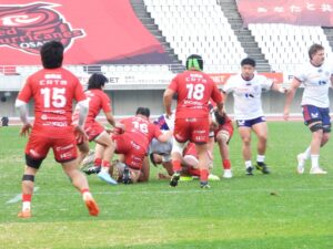 【ラグビー】大阪ダービー　花園近鉄ライナーズvsドコモレッドハリケーンズ