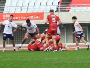 【ラグビー】大阪ダービー　花園近鉄ライナーズvsドコモレッドハリケーンズ