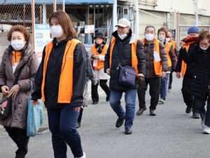 第1回 アーバンケア八戸ノ里「安心・声かけ・つながり訓練」